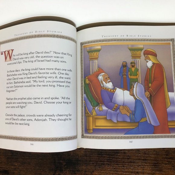 Vintage 1995 Treasury Of Bible Stories - Picture 4 of 4